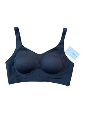 LushFitting Black‎ Wireless Seamless Comfort Bra NWT - Size 6XL